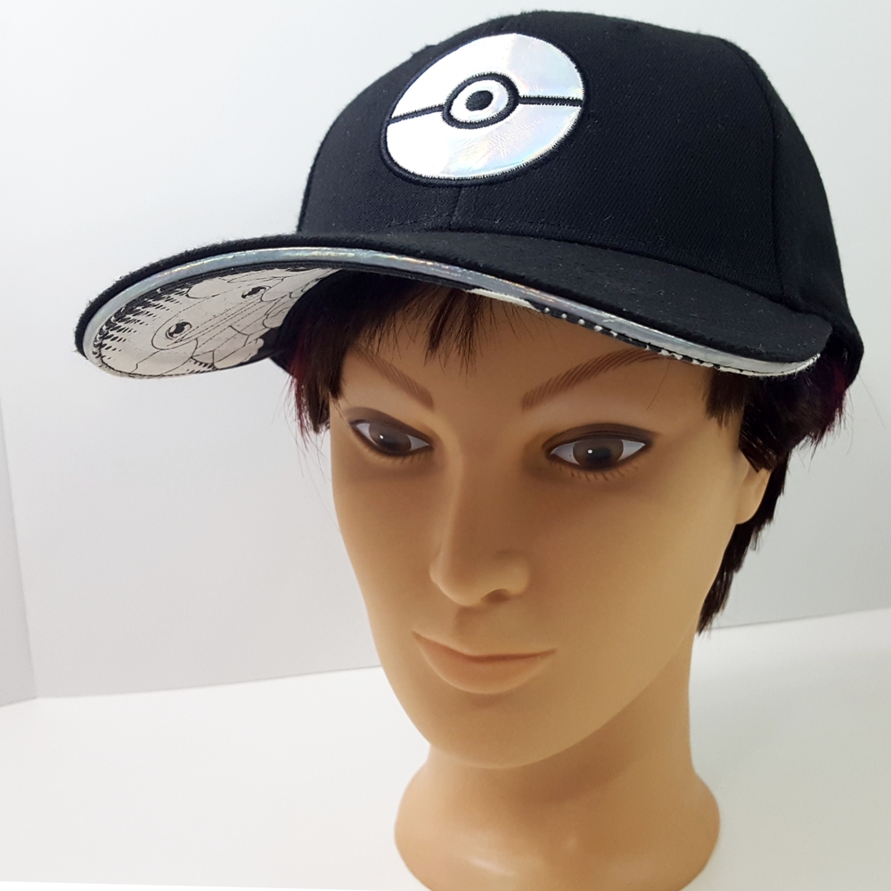 Pokemon Cap🔅Nintendo Hat🖤 Snapback|Brim Pokeball Characters